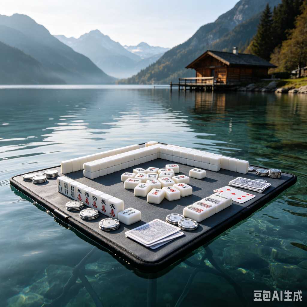 floral design mahjong set