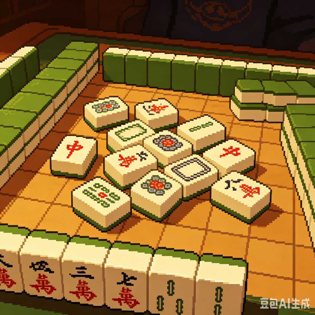 deep engrave mahjong tiles
