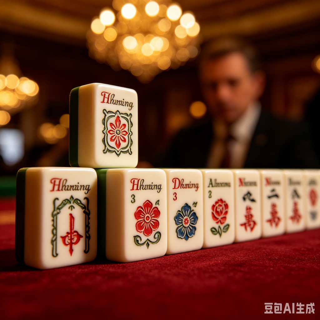 green transparent mahjong tiles